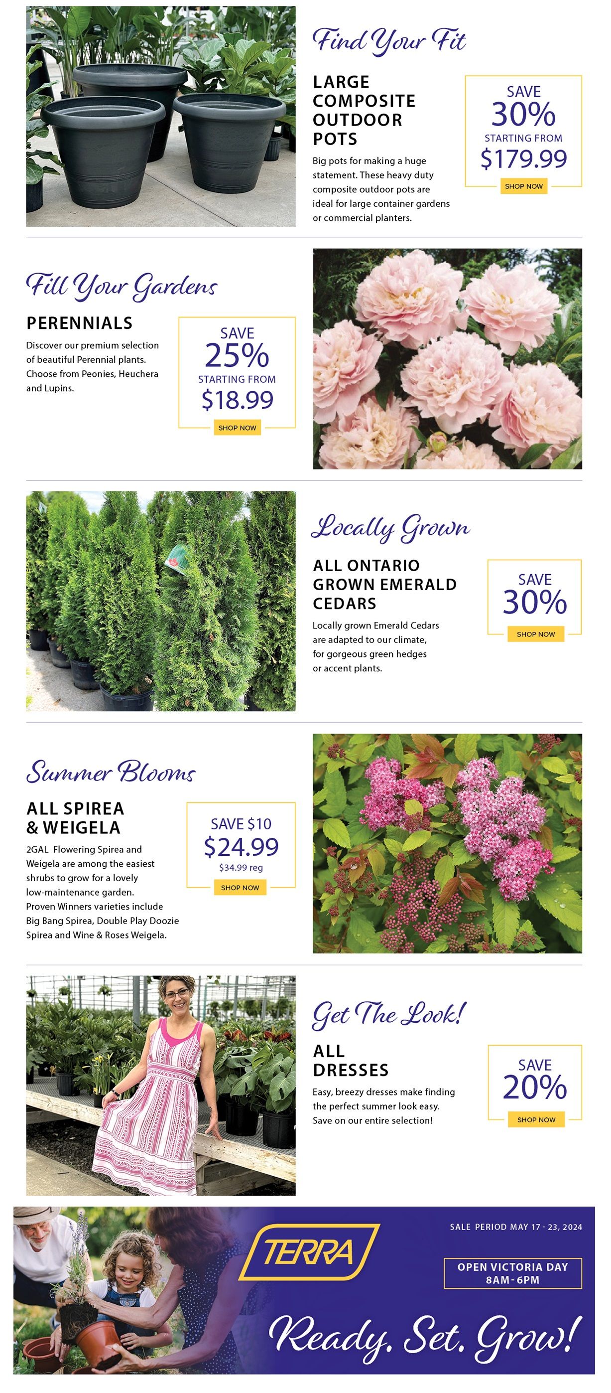 Terra Greenhouses Flyer May 17 to 23