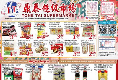 Tone Tai Supermarket Flyer May 17 to 23