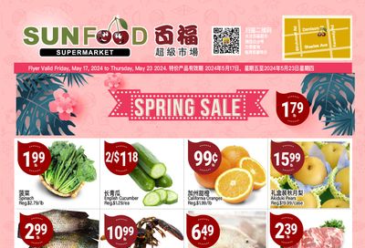 Sunfood Supermarket Flyer May 17 to 23