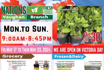 Nations Fresh Foods (Vaughan) Flyer May 17 to 23