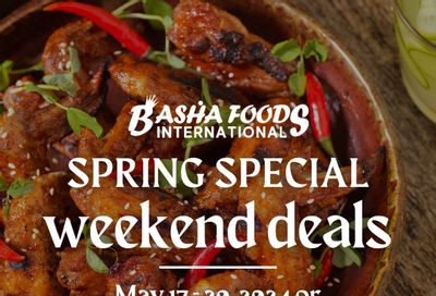 Basha Foods International Weekend Deals Flyer May 17 to 20