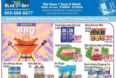 Blue Sky Supermarket (Pickering) Flyer May 17 to 23