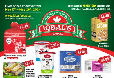 Iqbal Foods (North York) Flyer May 17 to 26