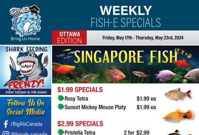 Big Al's (Ottawa) Weekly Specials May 17 to 23