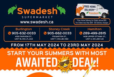 Swadesh Supermarket Flyer May 17 to 23