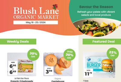 Blush Lane Organic Market Flyer May 19 to 25