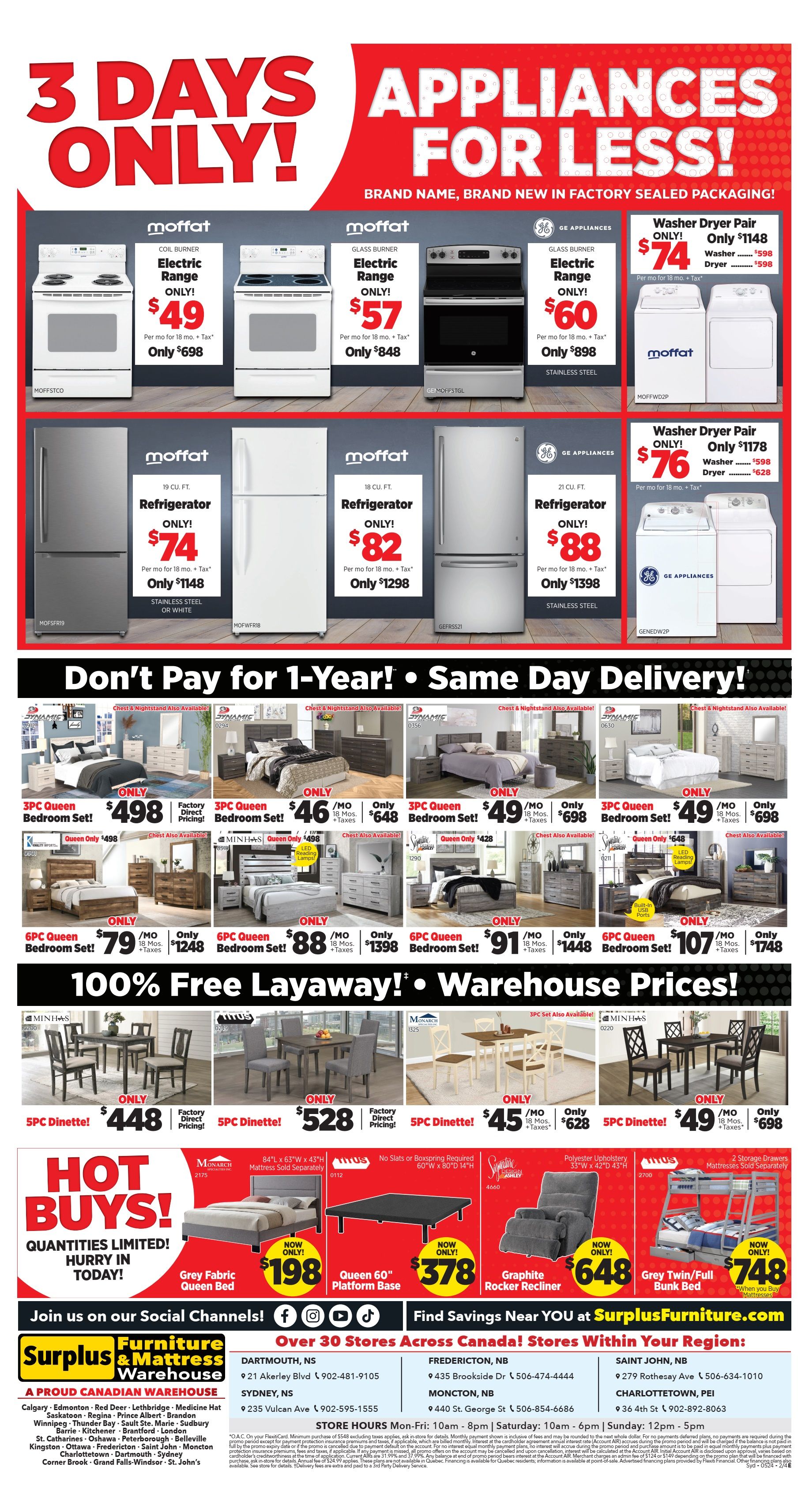 Surplus Furniture & Mattress Warehouse (Sydney) Flyer May 20 to 26