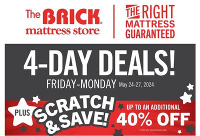 The Brick Mattress Store Flyer May 21 to June 6