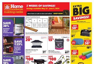 Home Hardware Building Centre (Atlantic) Flyer May 23 to June 5