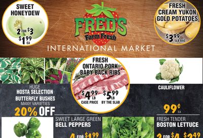 Fred's Farm Fresh Flyer May 22 to 28