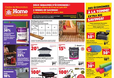 Home Hardware Building Centre (QC) Flyer May 23 to June 5