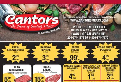 Cantor's Meats Flyer May 23 to 29