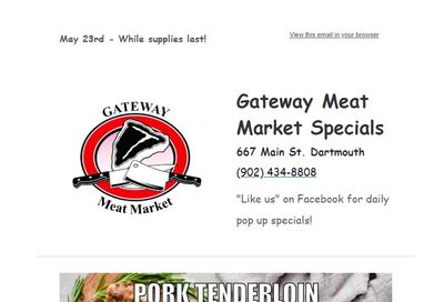 Gateway Meat Market Flyer May 23 to 29