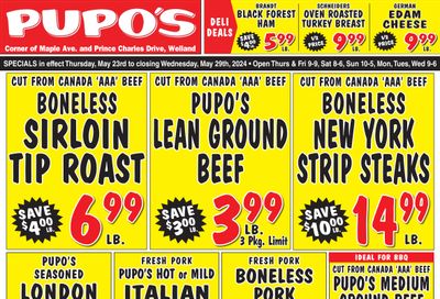 Pupo's Food Market Flyer May 23 to 29