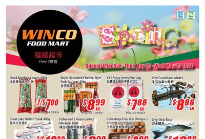 WinCo Food Mart (HWY 7) Flyer May 23 to 29
