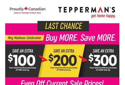 Tepperman's Flyer May 24 to 30