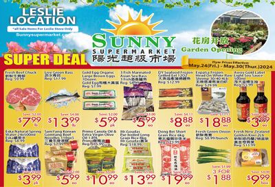 Sunny Supermarket (Leslie) Flyer May 24 to 30