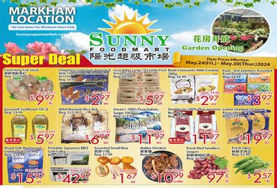 Sunny Foodmart (Markham) Flyer May 24 to 30