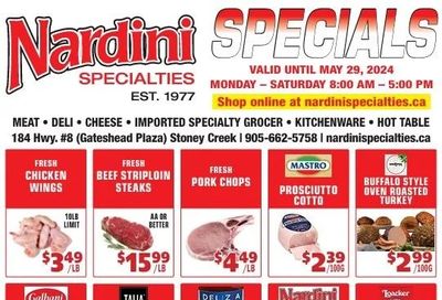 Nardini Specialties Flyer May 23 to 29