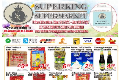 Superking Supermarket (London) Flyer May 24 to 30