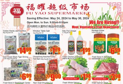 Fu Yao Supermarket Flyer May 24 to 30