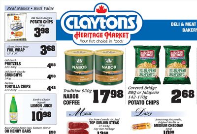 Claytons Heritage Market Flyer May 24 to 30