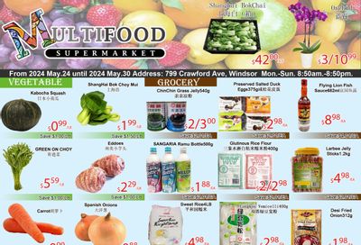 MultiFood Supermarket Flyer May 24 to 30