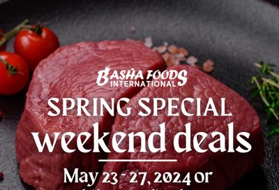 Basha Foods International Weekend Deals Flyer May 23 to 27