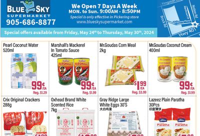 Blue Sky Supermarket (Pickering) Flyer May 24 to 30