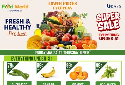 Food World Supermarket Flyer May 24 to June 6