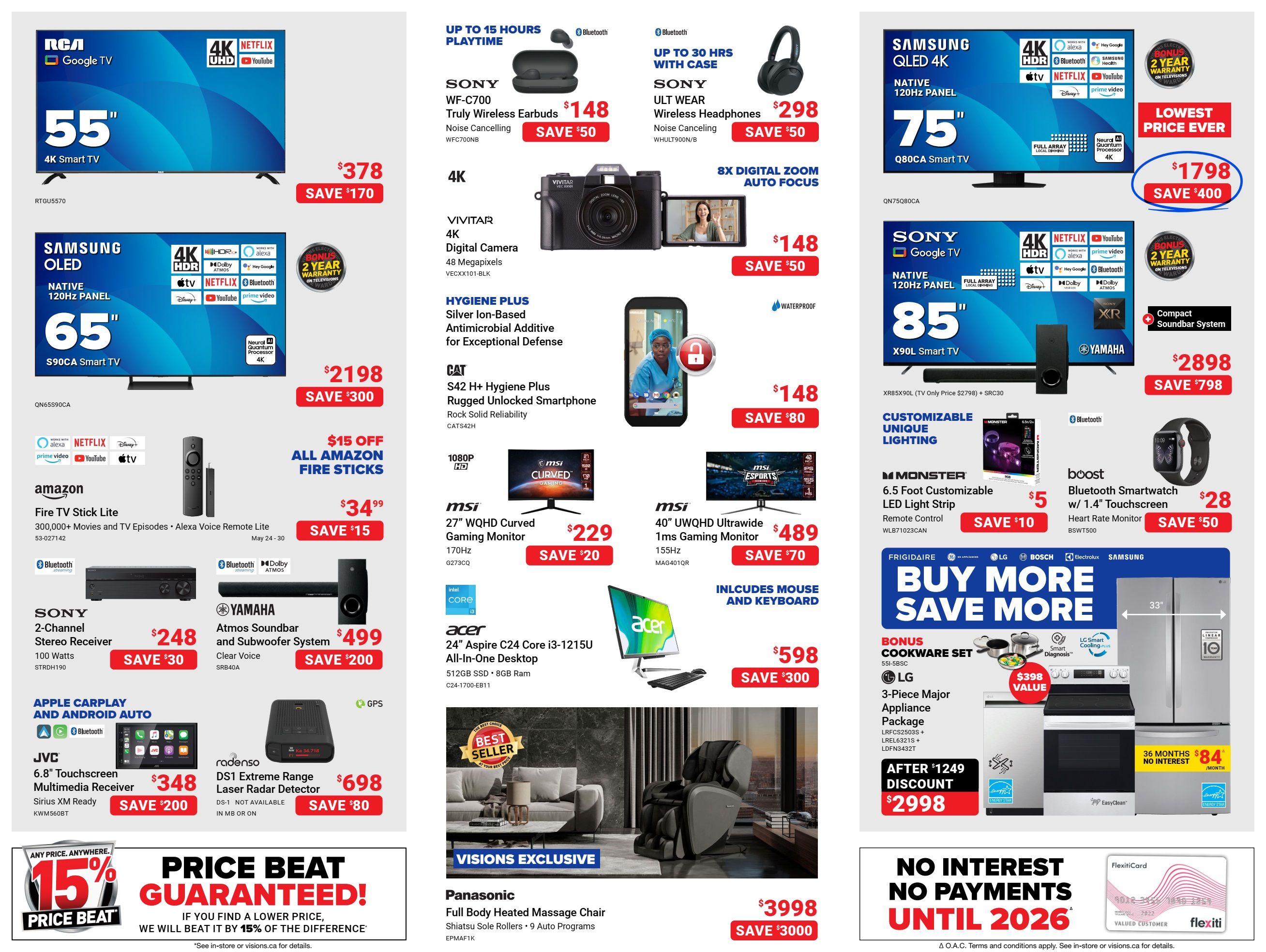 Visions Electronics Flyer May 24 to 30