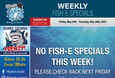 Big Al's (Edmonton) Weekly Specials May 24 to 30