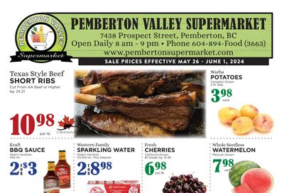 Pemberton Valley Supermarket Flyer May 26 to June 1