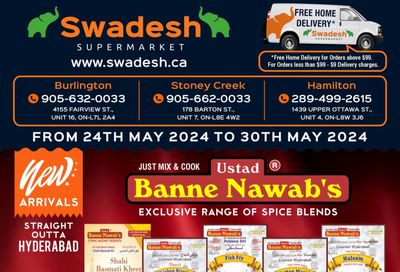 Swadesh Supermarket Flyer May 24 to 30