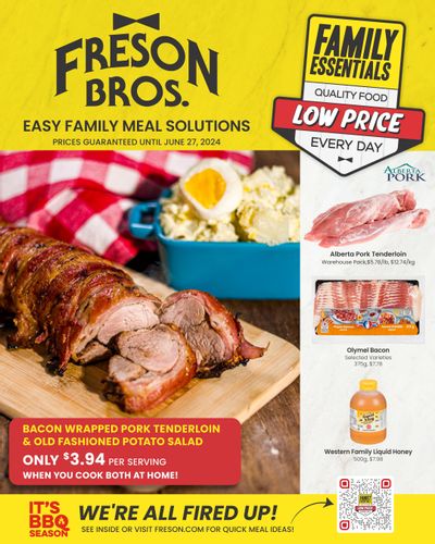 Freson Bros. Family Essentials Monthly Flyer May 31 to June 27