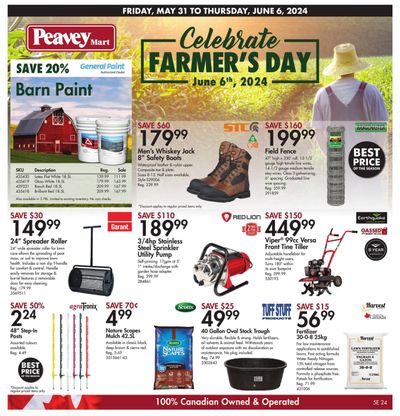 Peavey Mart Flyer May 31 to June 6