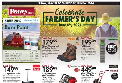 Peavey Mart Flyer May 31 to June 6