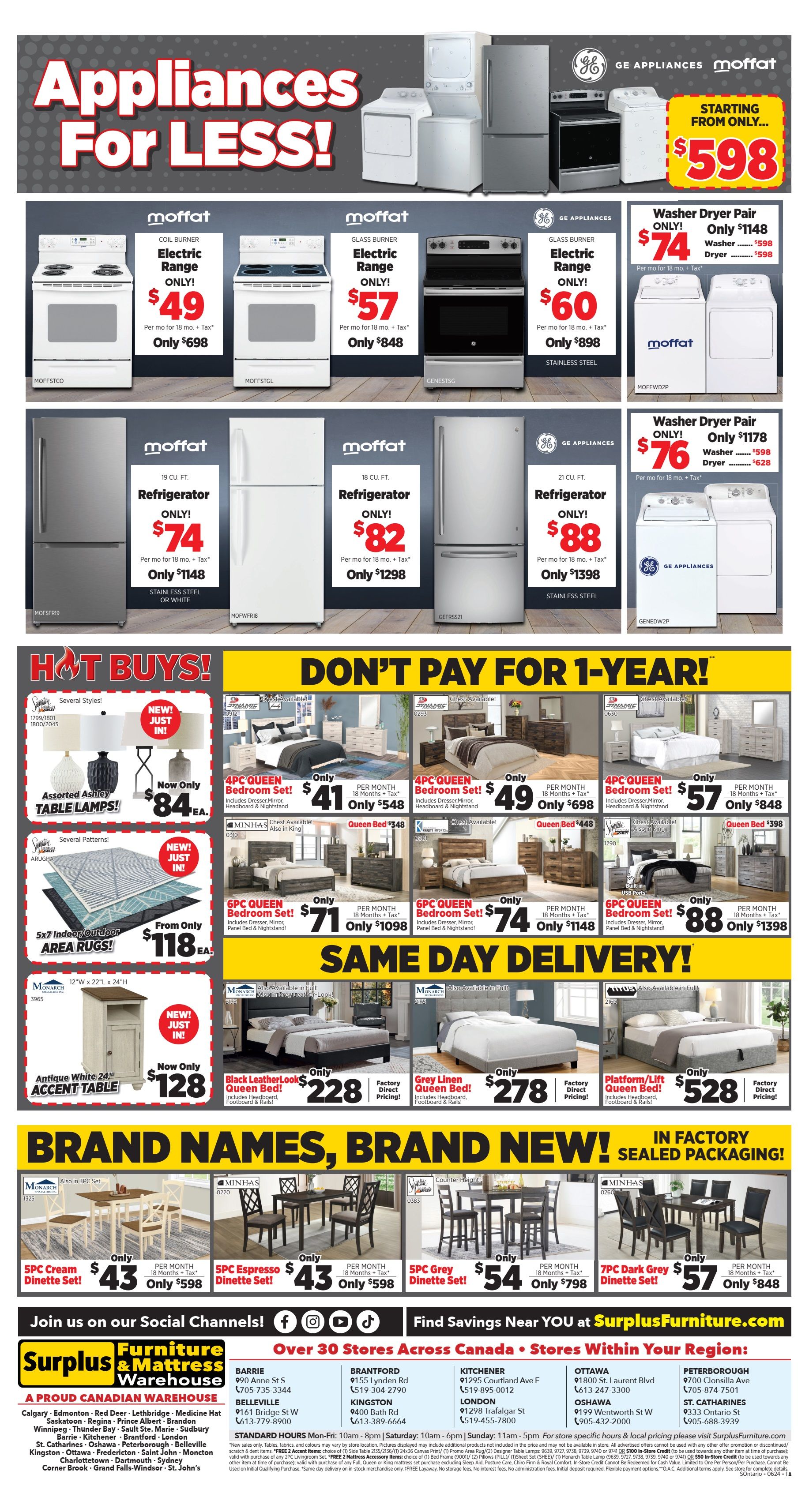 Surplus Furniture & Mattress Warehouse (ON) Flyer May 27 to June 9