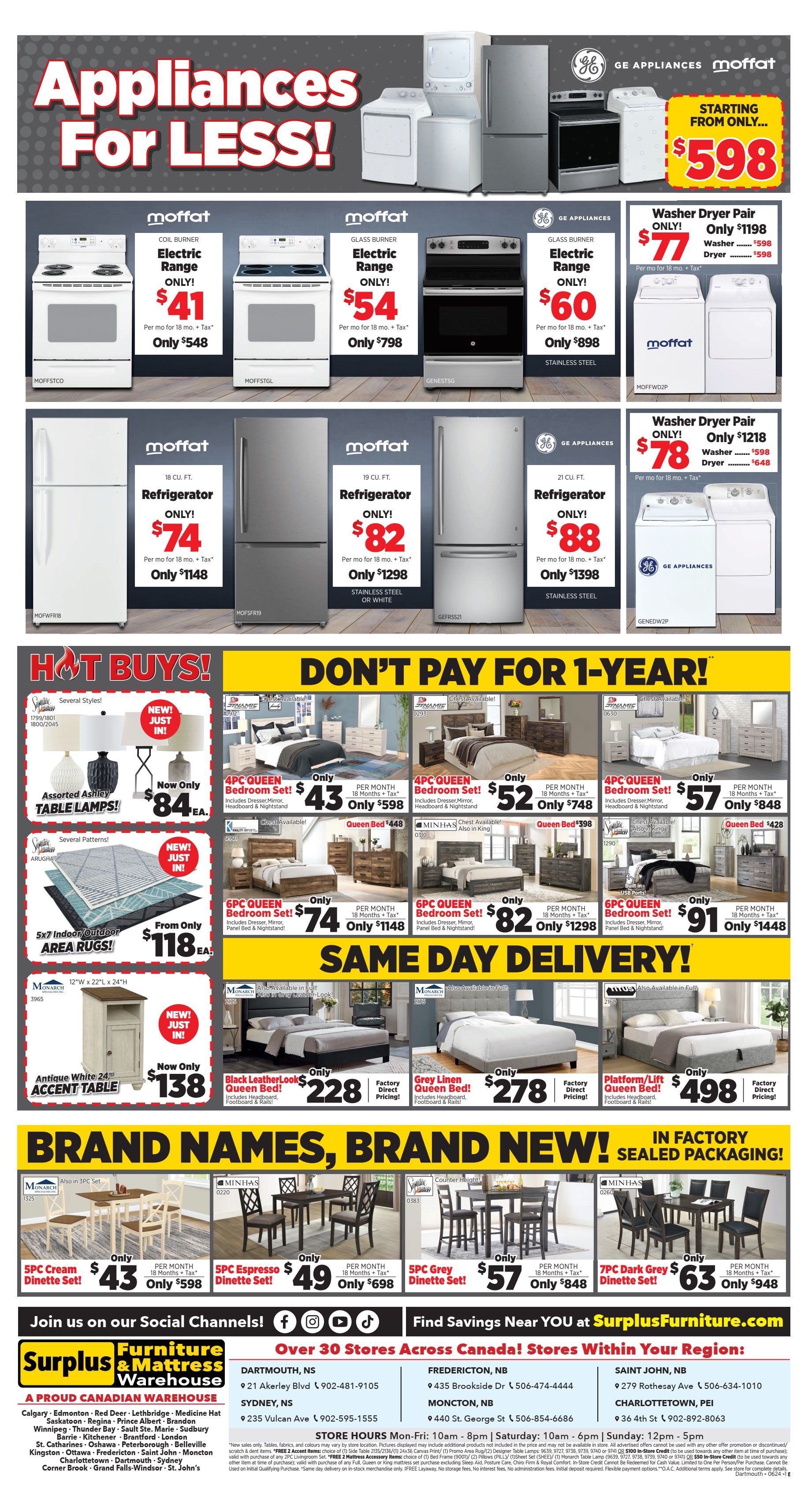 Surplus Furniture & Mattress Warehouse (Dartmouth) Flyer May 27 to June 9
