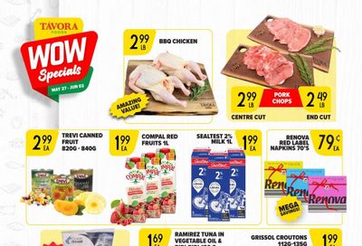 Tavora Foods Flyer May 27 to June 2