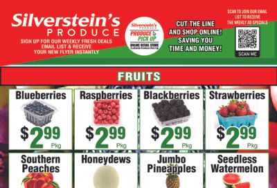 Silverstein's Produce Flyer May 28 to June 1