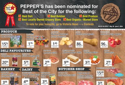 Pepper's Foods Flyer May 28 to June 3