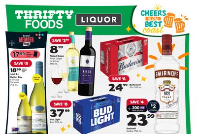 Thrifty Foods Liquor Flyer May 30 to June 5