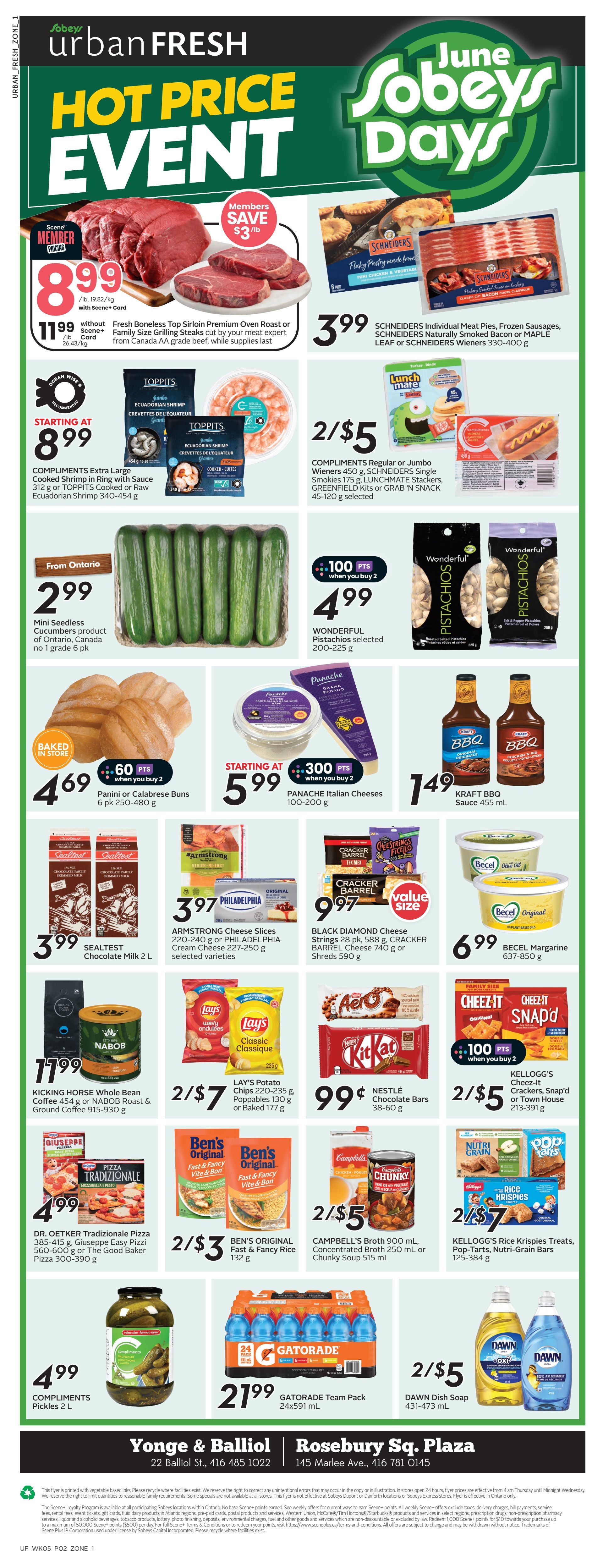 Sobeys Urban Fresh Flyer May 30 to June 5