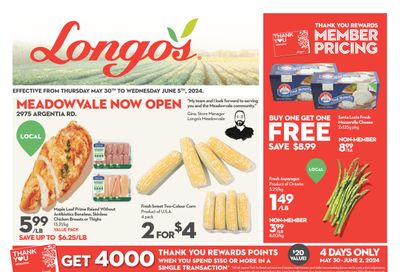 Longo's (Meadowvale) Flyer May 30 to June 5