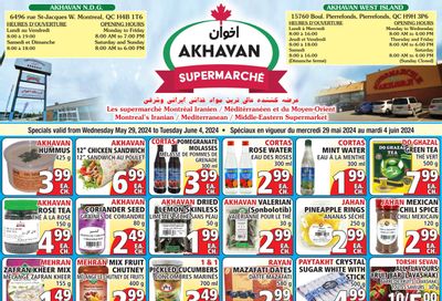 Akhavan Supermarche Flyer May 29 to June 4