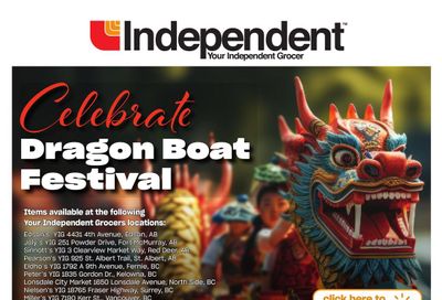 Independent Grocer (West) Dragon Boat Flyer May 30 to June 12