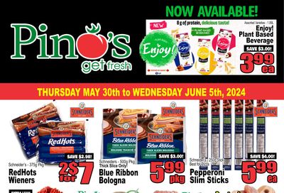 Pino's Flyer May 30 to June 5