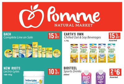 Pomme Natural Market Monthly Specials Flyer May 30 to June 26