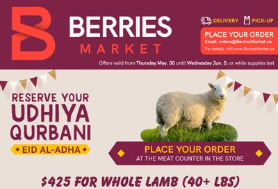 Berries Market Flyer May 30 to June 5
